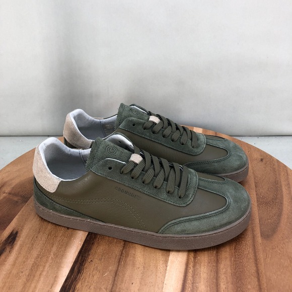 Groundies Shoes - Groundies Universe Olive Green Barefoot Sneakers Leather Suede Womens Size 7